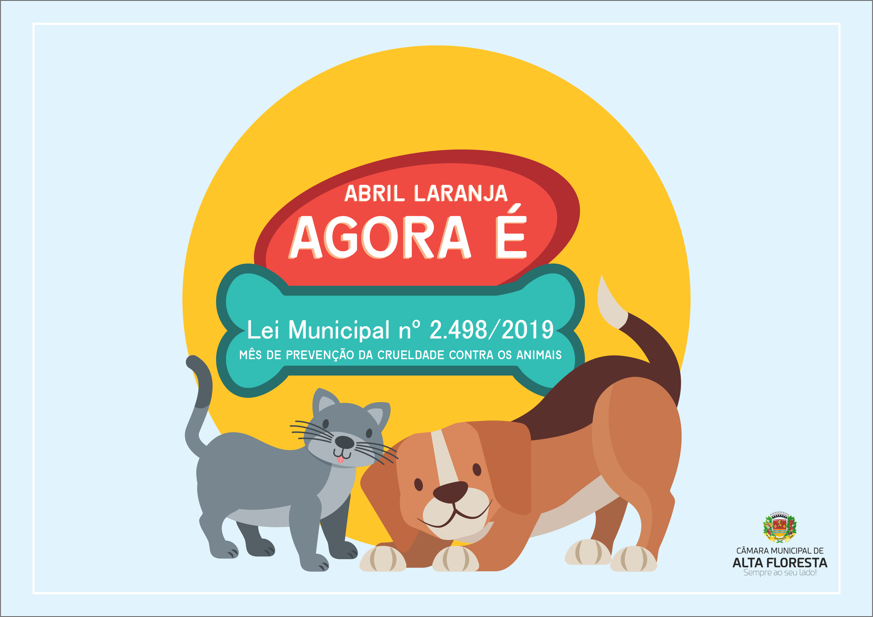 “Abril Laranja” é o mês de prevenção da crueldade contra os animais
