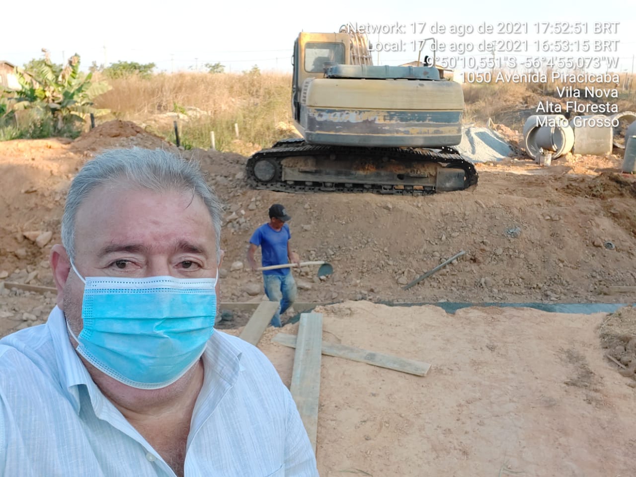 Após ação do vereador Tuti, Avenida Vila Nova ganha pavimentação asfáltica e bueiro de concreto