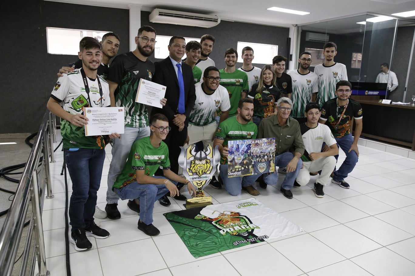 Atlética Praga recebe Moção de Congratulações