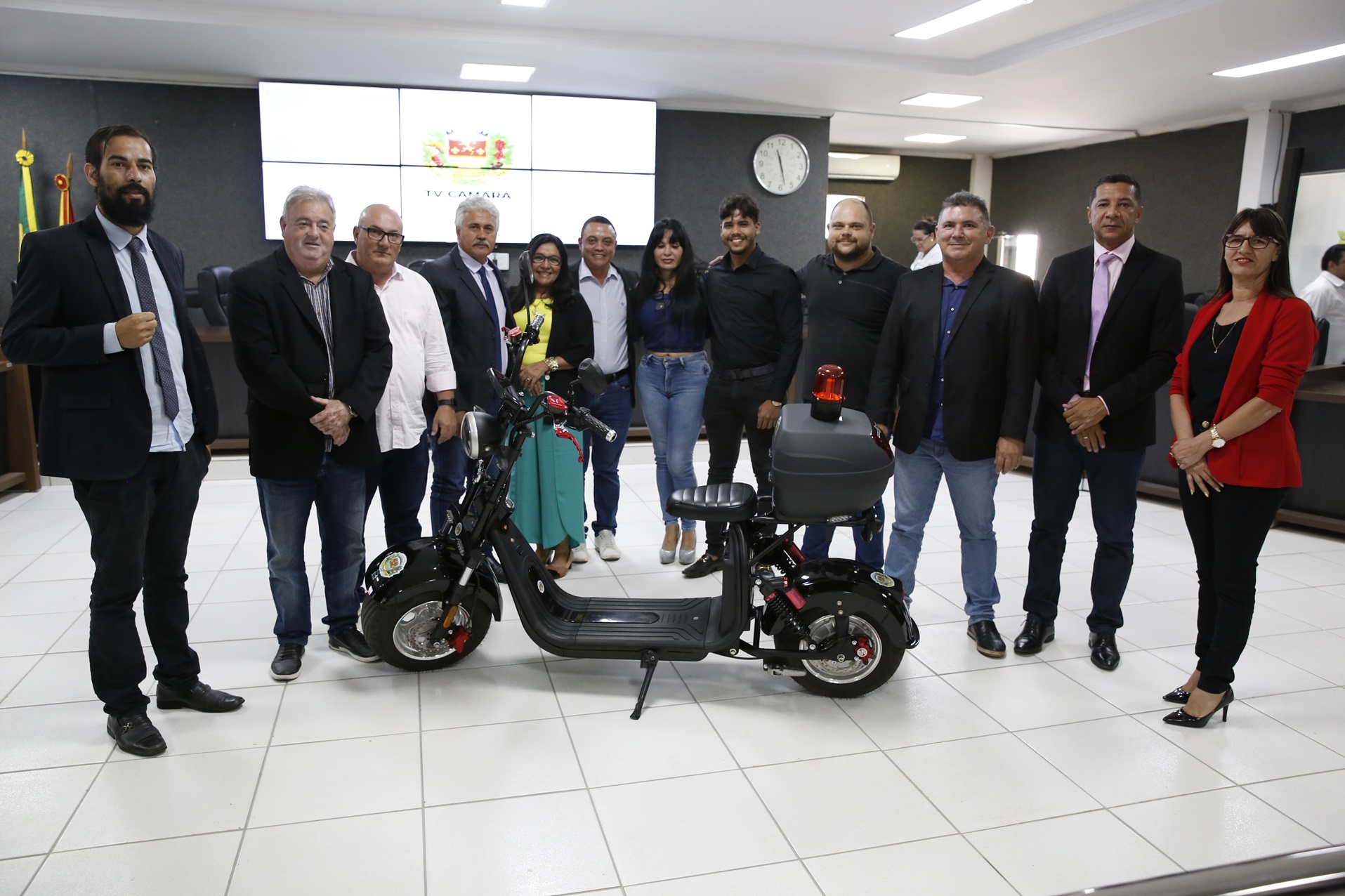 Câmara de Vereadores de Alta Floresta é contemplada com Scooter Elétrica