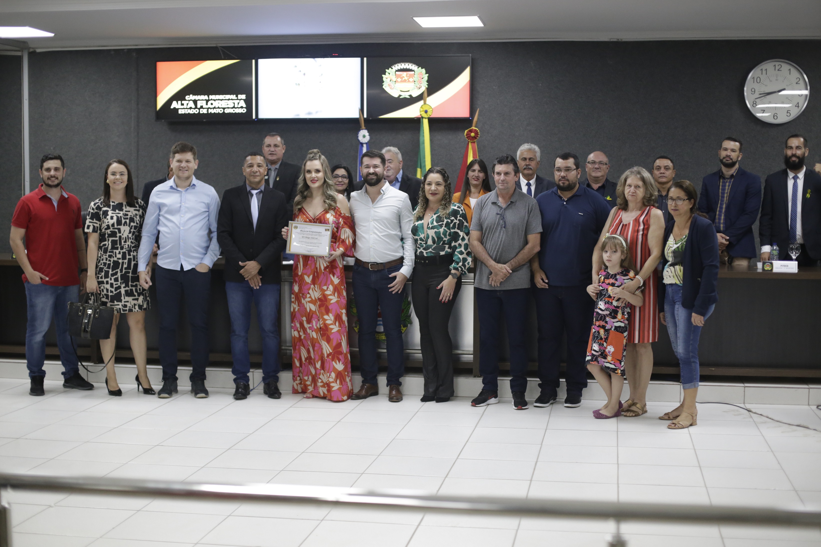 Câmara homenageia W3 Mega pelos relevantes serviços prestados a Alta Floresta