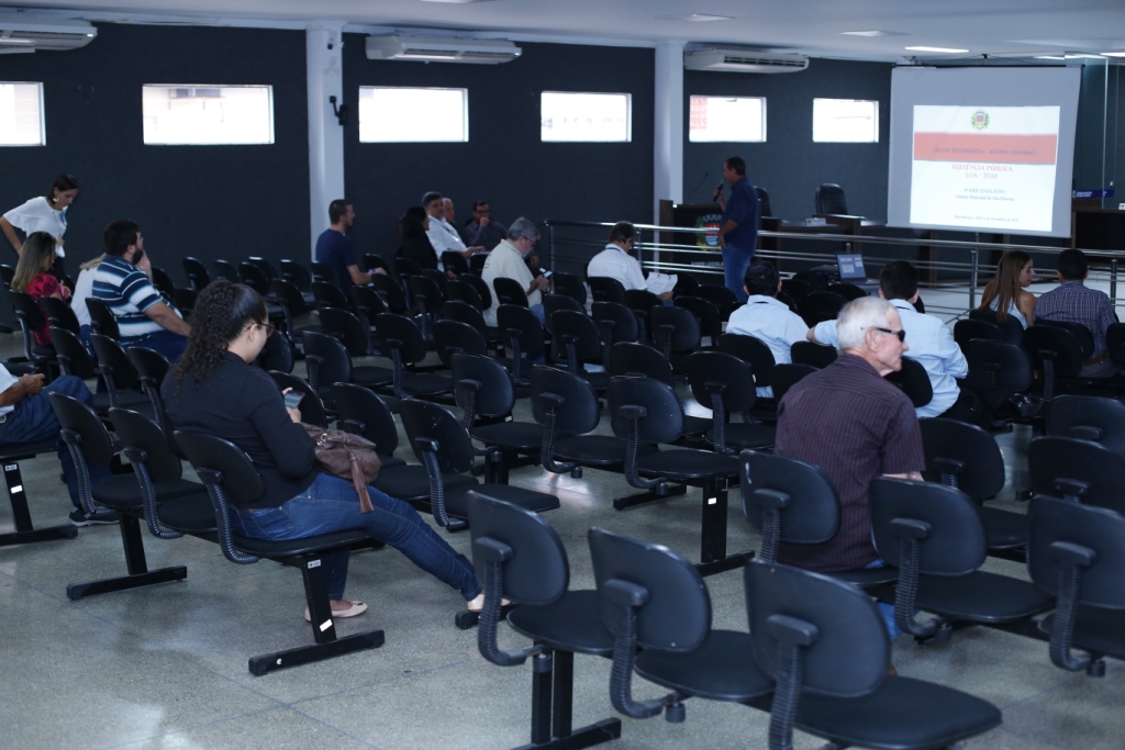 Câmara Municipal realiza Audiência Pública para discussão da LOA 2020