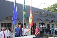 Câmara realiza solenidade de troca de bandeiras