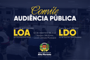 Câmara realizará audiência pública para discussão da LOA e da LDO para 2023