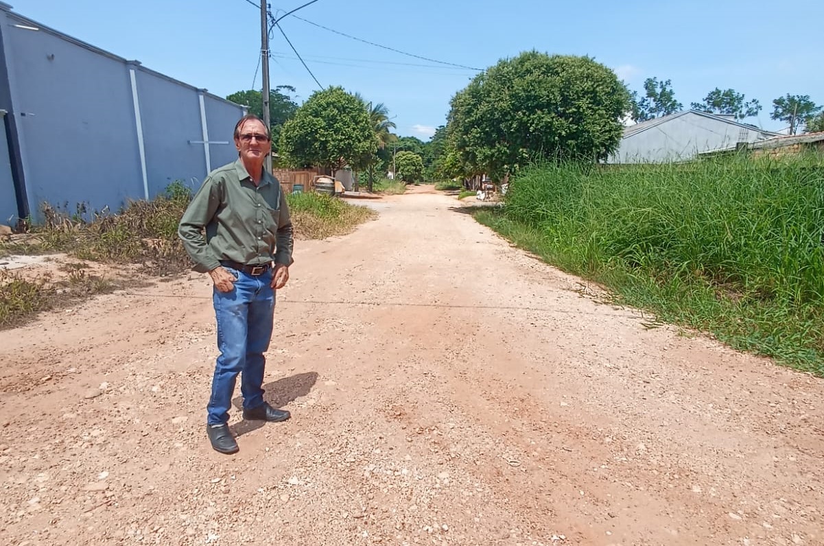 Com projeto protocolado, vereador Pitoco busca recursos para pavimentar ruas no Jardim Perimetral