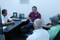 Deputado Dilmar Dal Bosco visita gabinete do vereador Marcos Menin