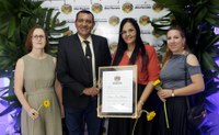 Jânio José Gaspar recebe Título de Cidadão Honorário Alta-florestense em sessão solene da Câmara Municipal