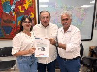 Naldo da Pista e Leonice Klaus destacam emenda parlamentar para aquisição de micro-ônibus para o transporte de pacientes