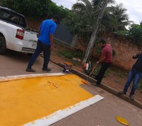 Prefeitura atende pedido da vereadora Leonice para melhoria na sinalização de trânsito no Bairro Boa Esperança