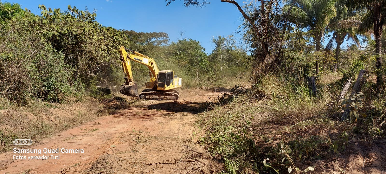 Presidente da Câmara acompanha recuperação da Vicinal 2ª Norte