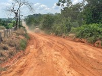 Presidente da Câmara de Vereadores acompanha trabalhos de patrolamento na Comunidade Guadalupe