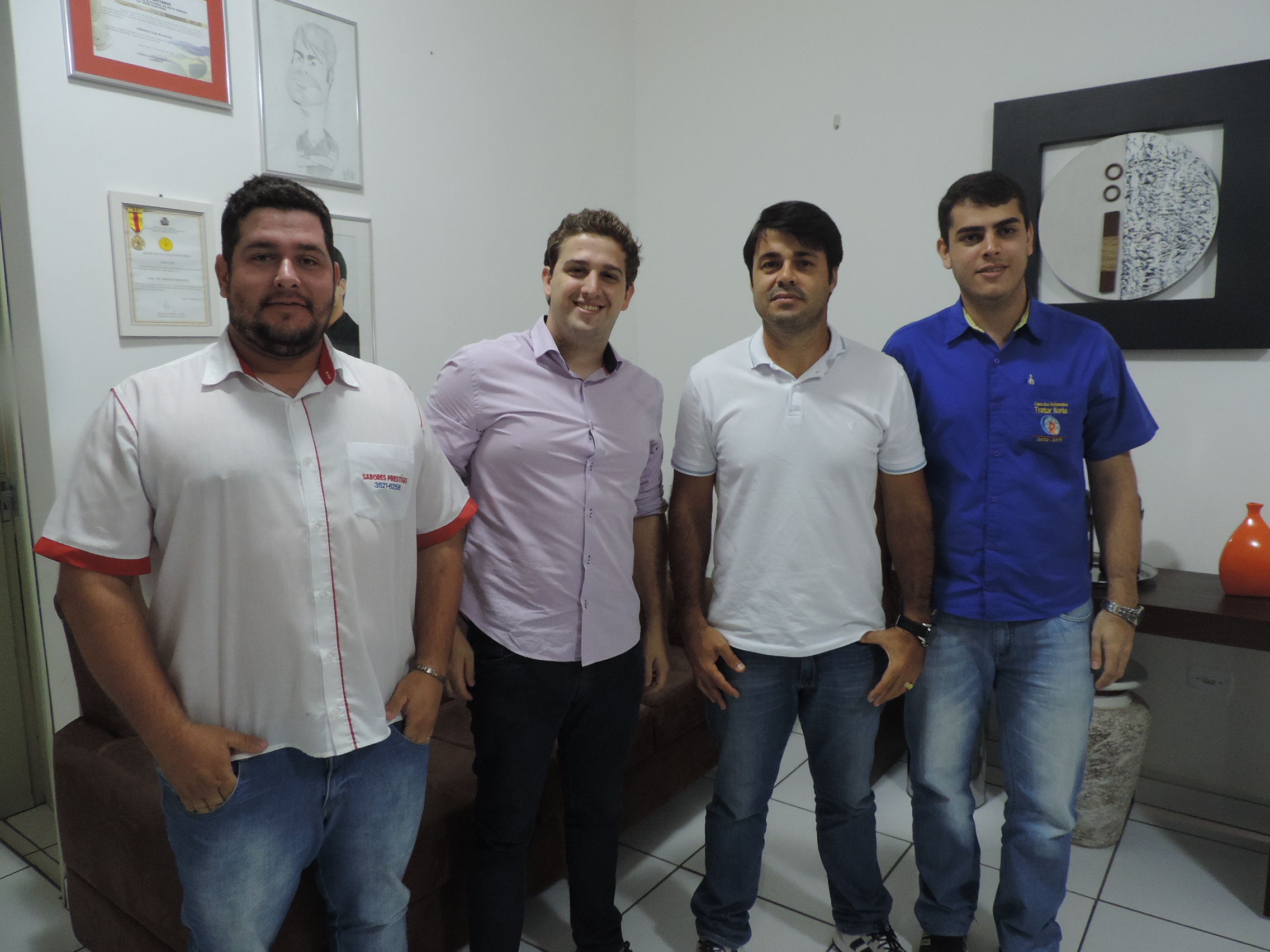 Presidente da Câmara de Vereadores de Alta Floresta recebe integrantes do Airsoft