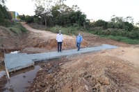 Presidente da Câmara e Prefeito de Alta Floresta vistoriam obras