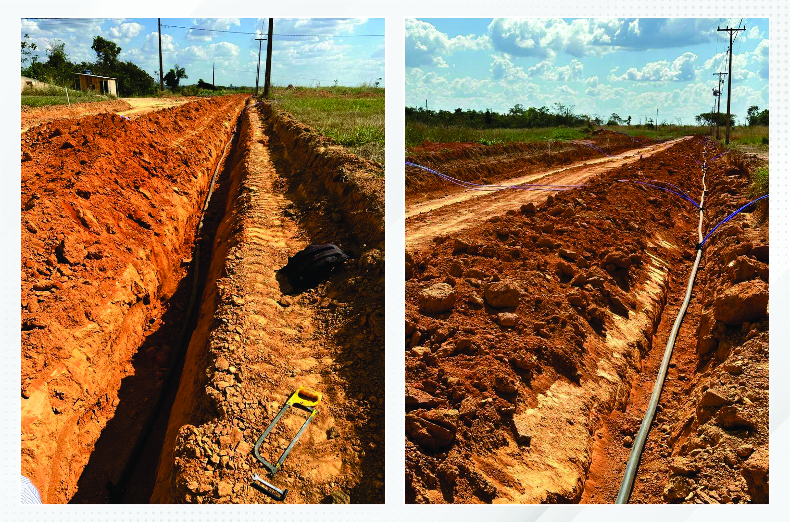 Presidente da Câmara fiscaliza construção da rede de água potável no Bairro Alvorada