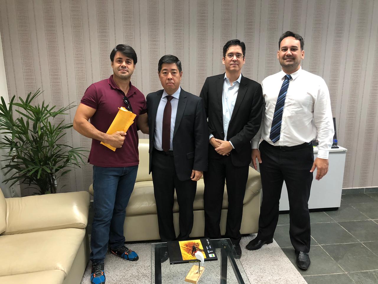 Presidente Emerson Machado se reúne com Diretor Geral da Politec