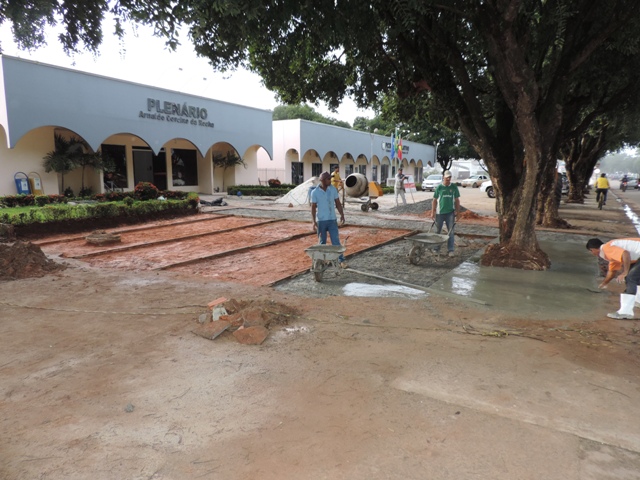 Reforma da Câmara de Alta Floresta entra na última etapa