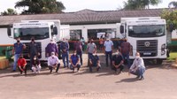 Secretaria de Infraestrutura recebe caminhões novos adquiridos com recursos da Câmara Municipal
