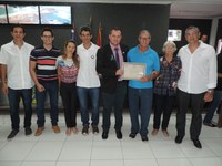 Senhor Benetti recebe Moção de Congratulações