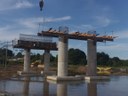 Tuti acompanha construção de ponte no Rio Teles Pires