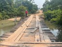 Tuti cobra recuperação de ponte de madeira na Comunidade Nossa Senhora do Carmo