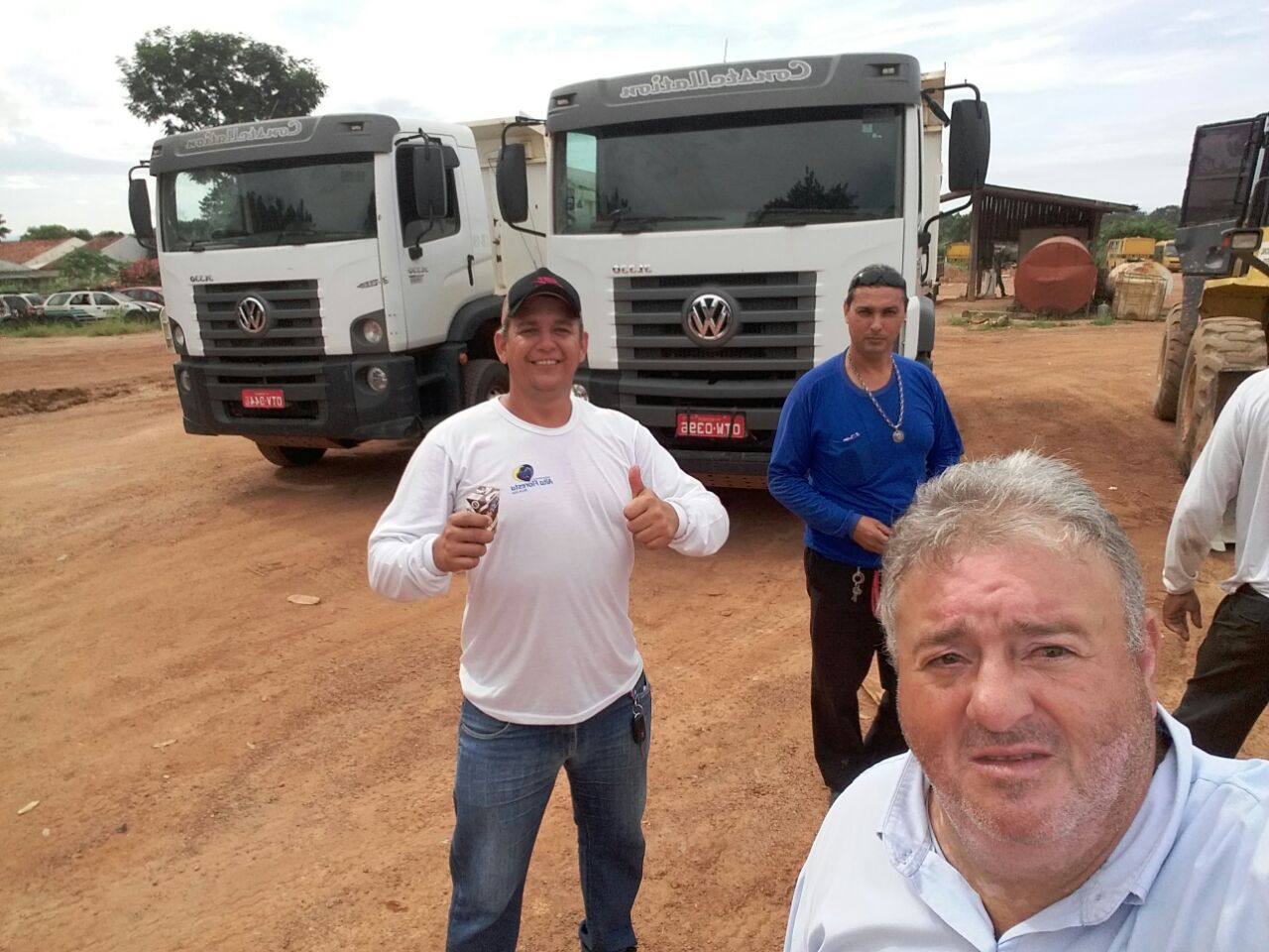 Tuti destaca caminhões cedidos pela Buriti para a Prefeitura de Alta Floresta