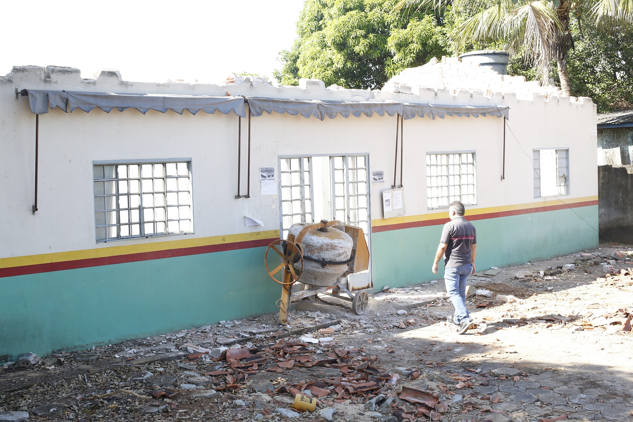 Vereador Ailton acompanha reforma e ampliação da UBS Bom Jesus