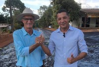 Vereador Claudinei destaca a retomada das obras de pavimentação asfáltica do Boa Nova I