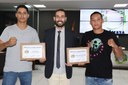 Vereador Eskiva homenageia equipe da Academia Alcateia Top Team com Moção de Congratulações
