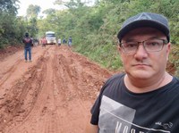 Vereador Luciano Silva cobra recuperação da MT-325 sentido Porto de Areia