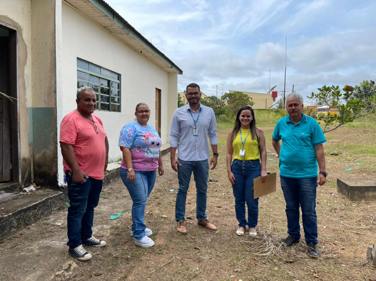 Vereador Naldo destaca medição para reforma de duas salas de aula na Escola Boa Esperança