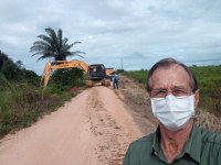 Vereador Pitoco acompanha obras nos Setores Leste e Norte
