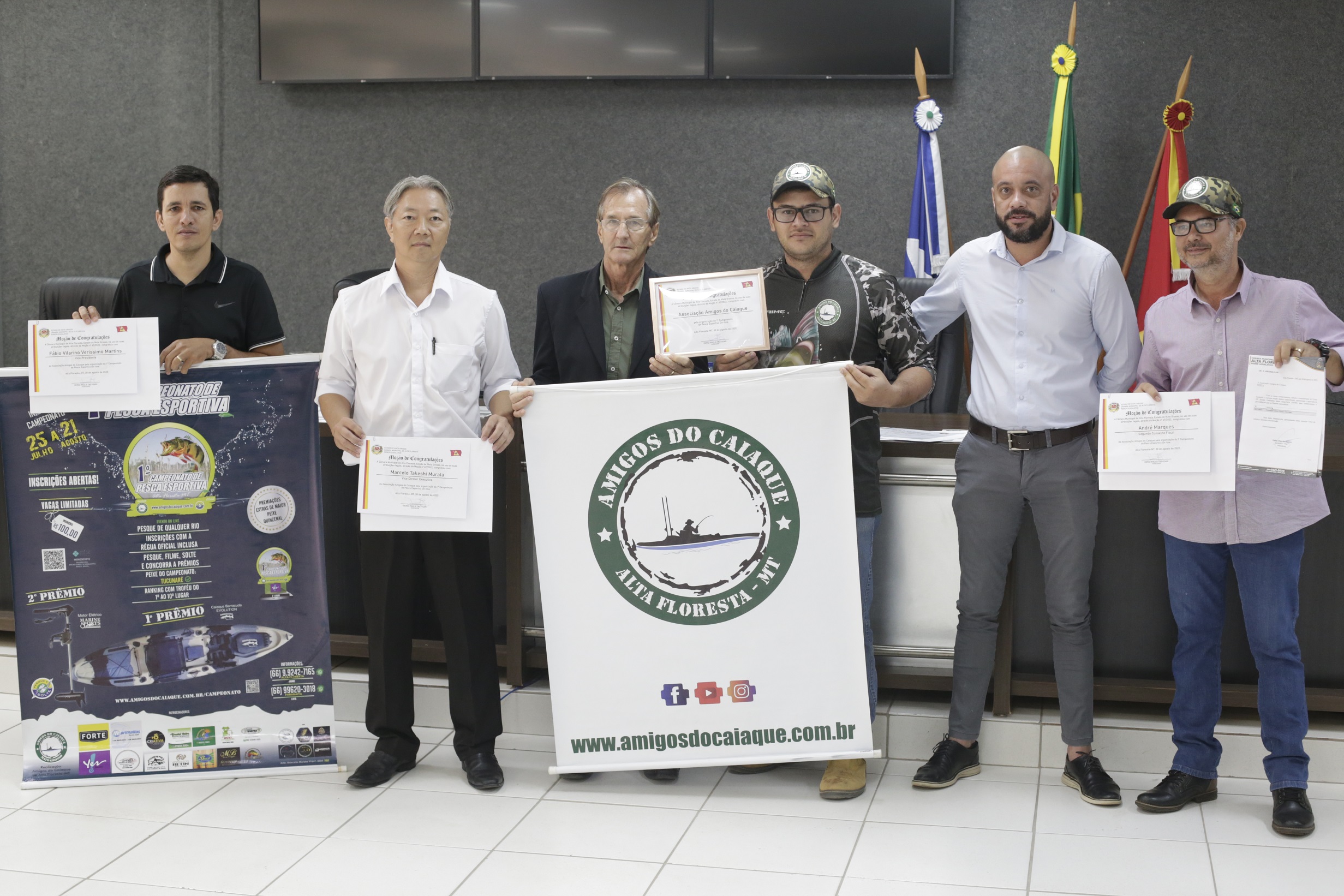 Vereador Pitoco concede Moção de Congratulações para a Associação Amigos do Caiaque