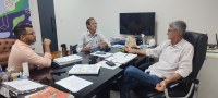 Vereador Pitoco discute revisão do Plano Diretor com o prefeito e secretário de gestão