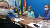 Vereador Pitoco se reúne com prefeito e secretários para discutir sobre pavimentação e reforma da Feira Livre