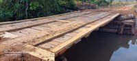 Vereador Tuti destaca construção de ponte de madeira na 5ª Oeste