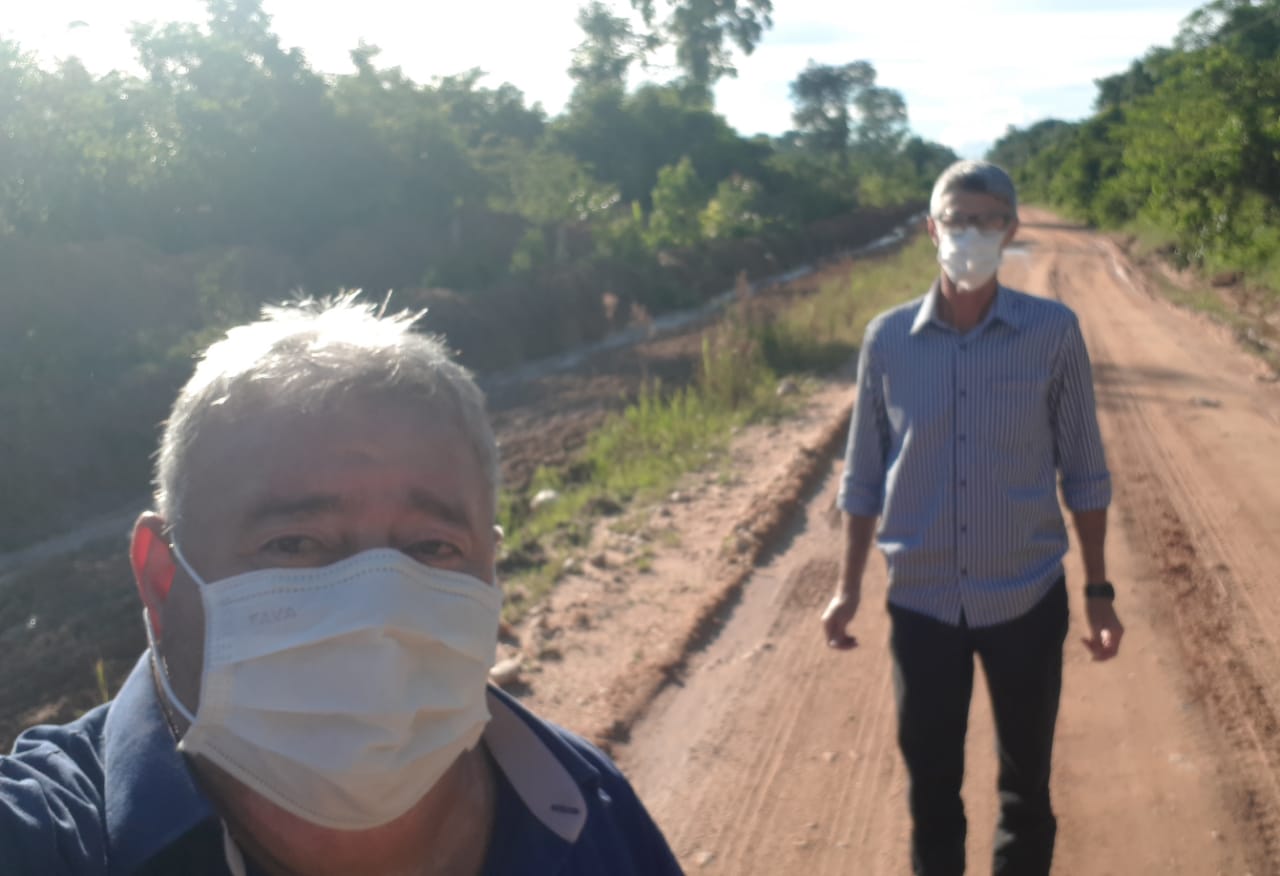 Vereador Tuti e prefeito Chico Gamba vistoriam pontes e bueiros nas vicinais Quinta Oeste e Quarta Leste