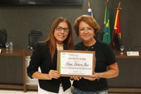 Vereadora Elisa Gomes homenageia Elaine Bosi com Moção de Congratulações