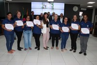 Vereadora Leonice Klaus homenageia servidoras da Prefeitura pelo bom desempenho prestado ao município