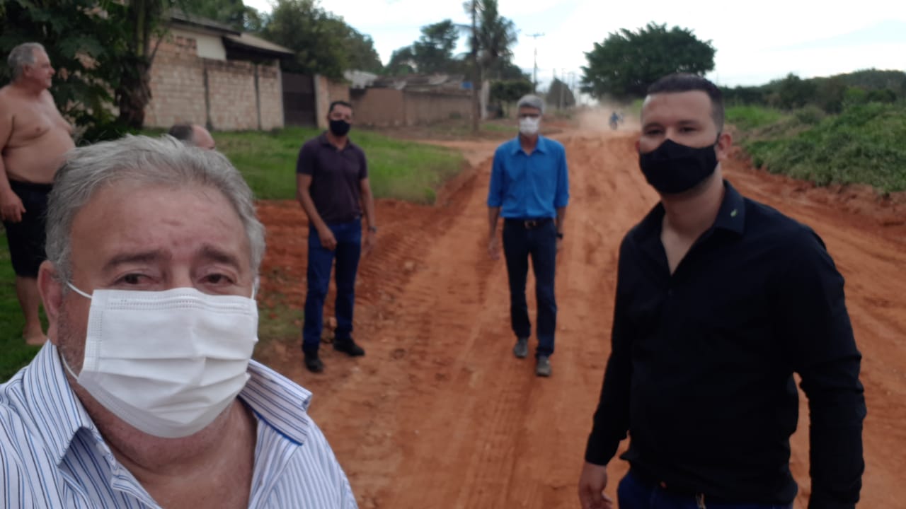 Vereadores e Prefeito vistoriam recuperação de trecho da MT-325