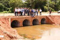 Vereadores participam da inauguração da ponte do bairro Cidade Bela