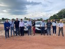 Vereadores participam de entrega de veículos adquiridos com recursos destinados pelo deputado Nininho