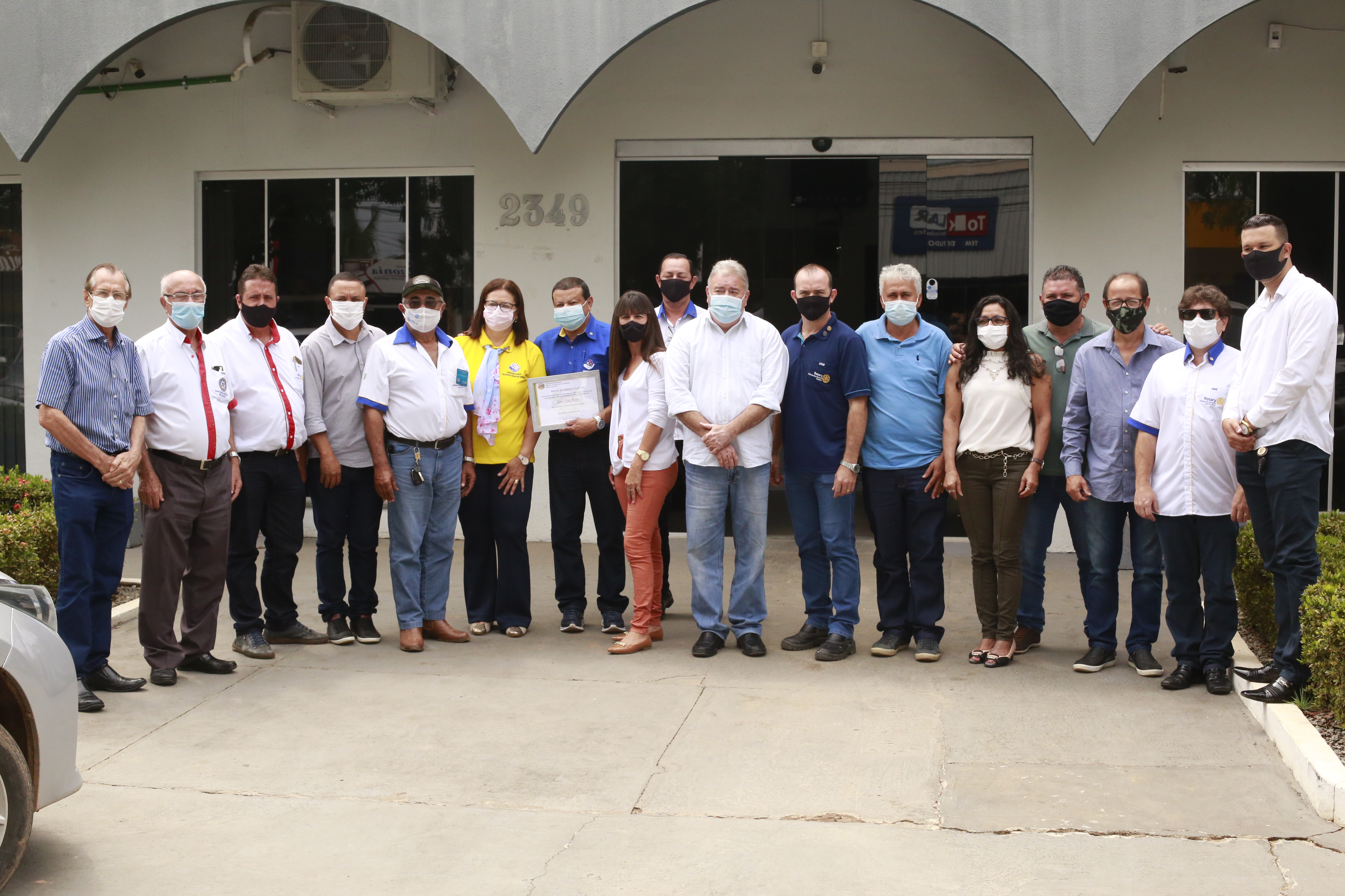 Vereadores recebem o Governador do Distrito 4440 do Rotary