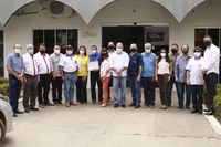 Vereadores recebem o Governador do Distrito 4440 do Rotary