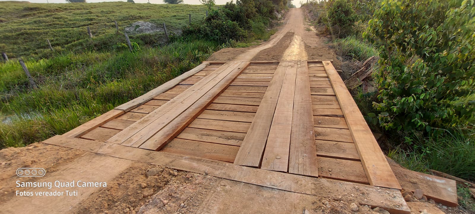 Vereadores Tuti e Ailton vistoriam recuperação de pontes no Setor Oeste