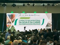 Vereadores Tuti e Zé Eskiva participam de seminário sobre impacto das moratórias da soja e da carne nas desigualdades regionais