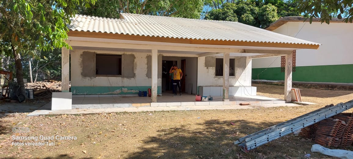 Vereadores visitam Posto de Saúde em reforma no Ramal do Mogno 
