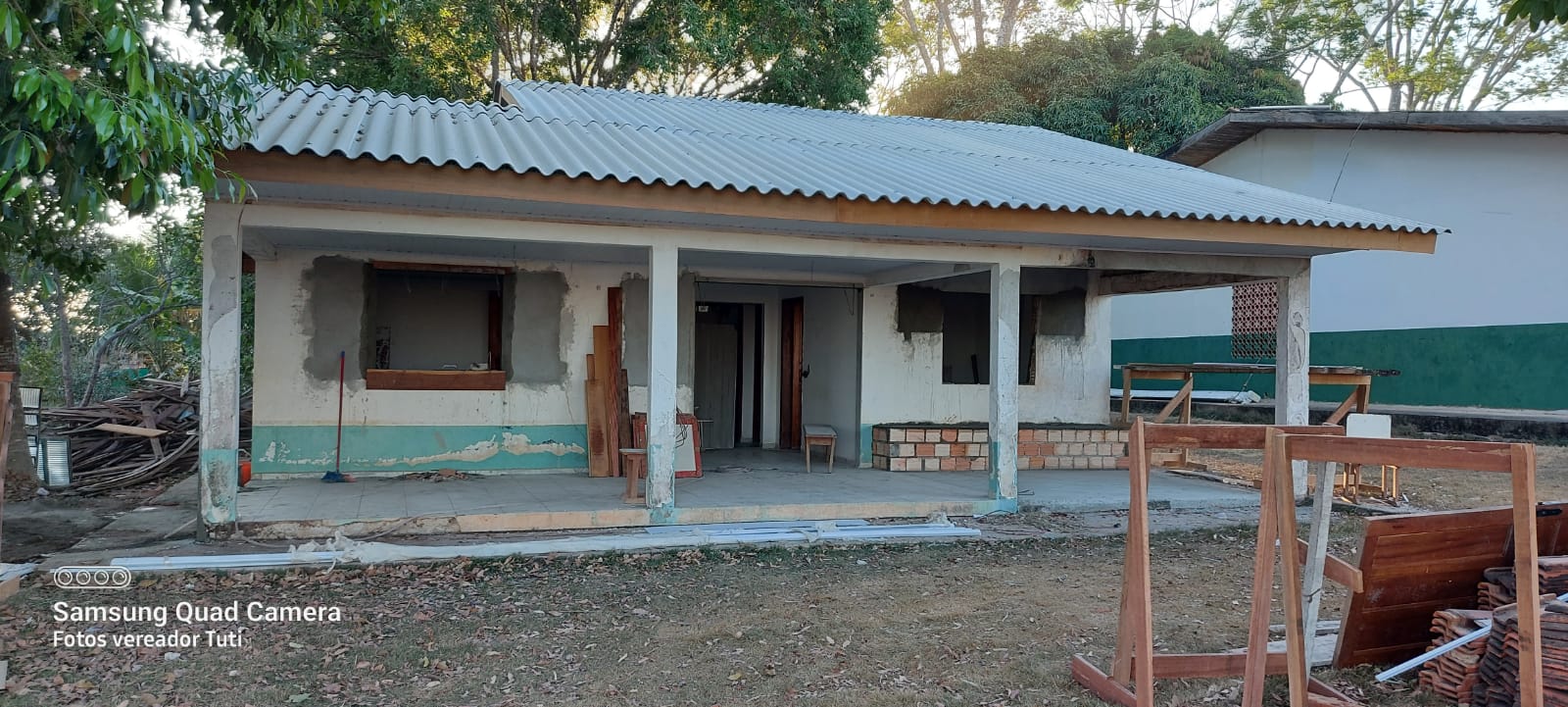 Vereadores visitam Posto de Saúde em reforma no Ramal do Mogno