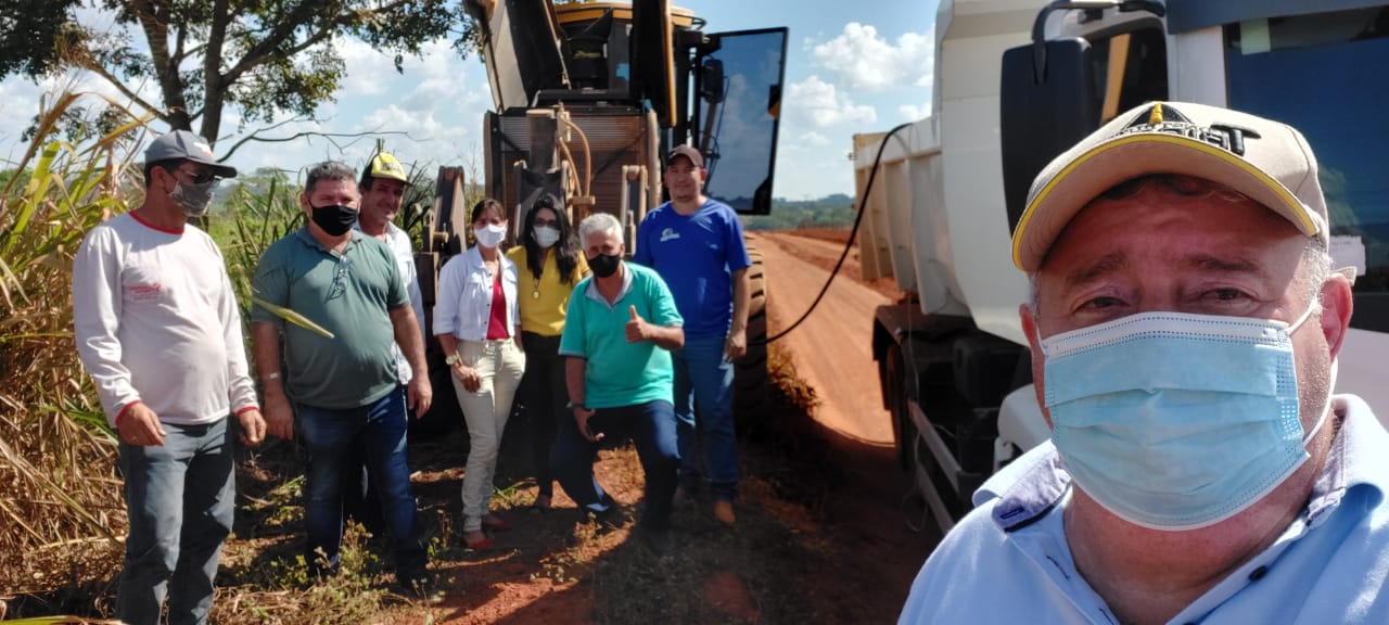 Vereadores vistoriam patrolamento da MT-010